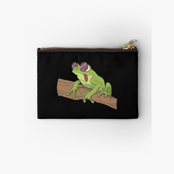 Item preview, Frog with sunglasses on a branch designed and sold by Monkey Ful.