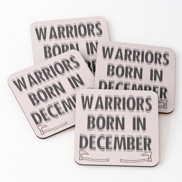 Item preview, Warriors Born in December designed and sold by badassgentleman.