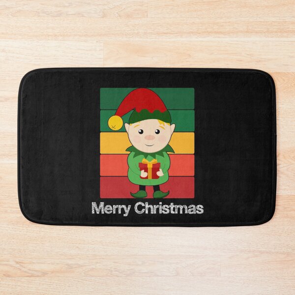 Item preview, Elf Christmas Red Gold Green Horizontal Stripes designed and sold by mikoala50.