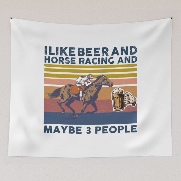 Item preview, I like Beer And Horse Racing And Maybe 3 People designed and sold by jessicasmile.
