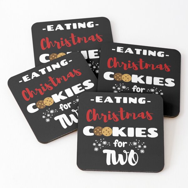 Item preview, Eating Christmas cookies for two designed and sold by trialsanderrors.