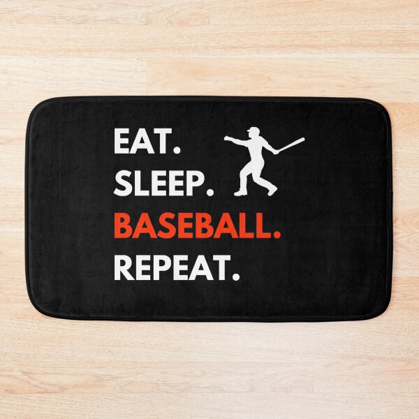 Item preview, Eat Sleep Baseball Repeat designed and sold by lolora.