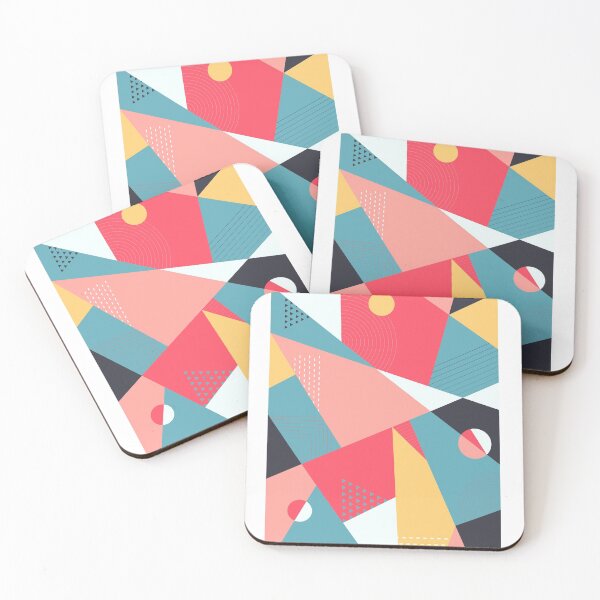 Item preview, Geometric colorful mural  designed and sold by Dynamic-Design.