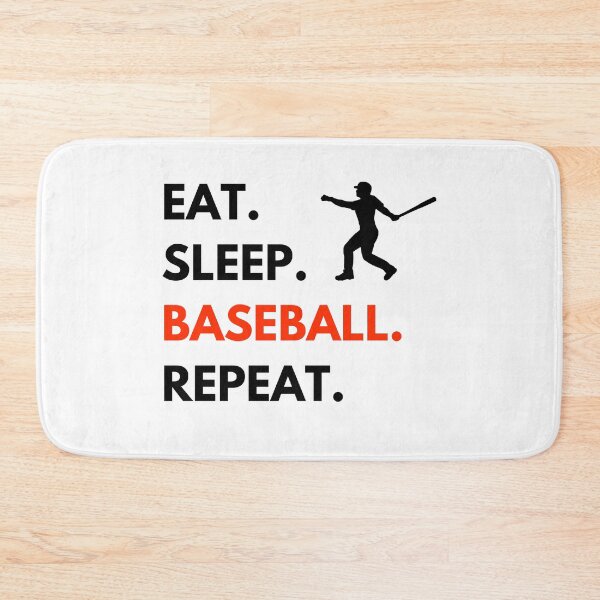 Item preview, Eat Sleep Baseball Repeat designed and sold by lolora.