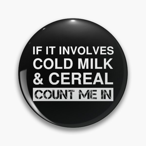 Item preview, Funny Cold Milk And Cereal American Breakfast designed and sold by Creekman Designs.