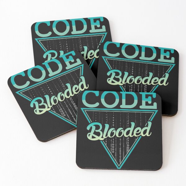 Item preview, Code Blooded IT scripting Programmer shirt design designed and sold by Grinover.