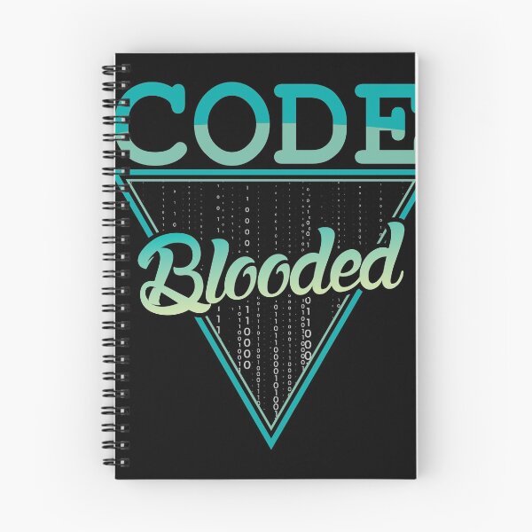 Item preview, Code Blooded IT scripting Programmer shirt design designed and sold by Grinover.