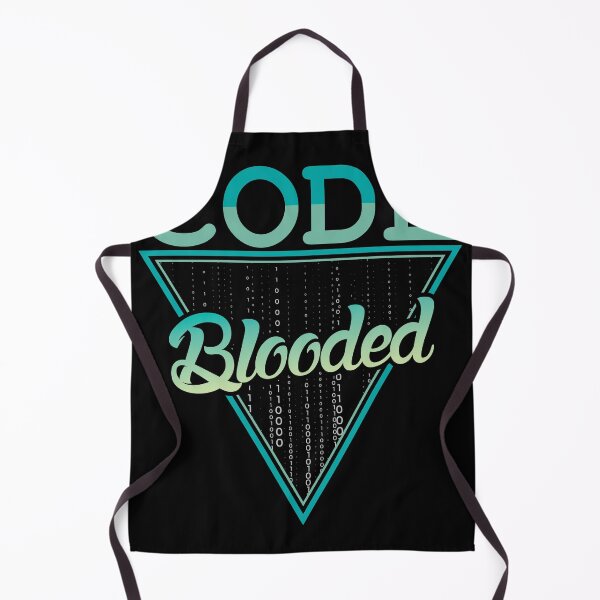 Item preview, Code Blooded IT scripting Programmer shirt design designed and sold by Grinover.