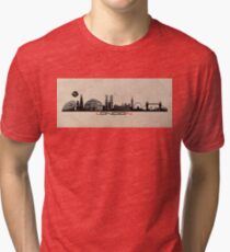 London skyline city Tri-blend T-Shirt