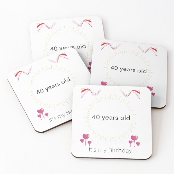 Item preview, 40 years old it's my Birthday,Can't Keep Calm It's My 40th Birthday  designed and sold by piskwi.