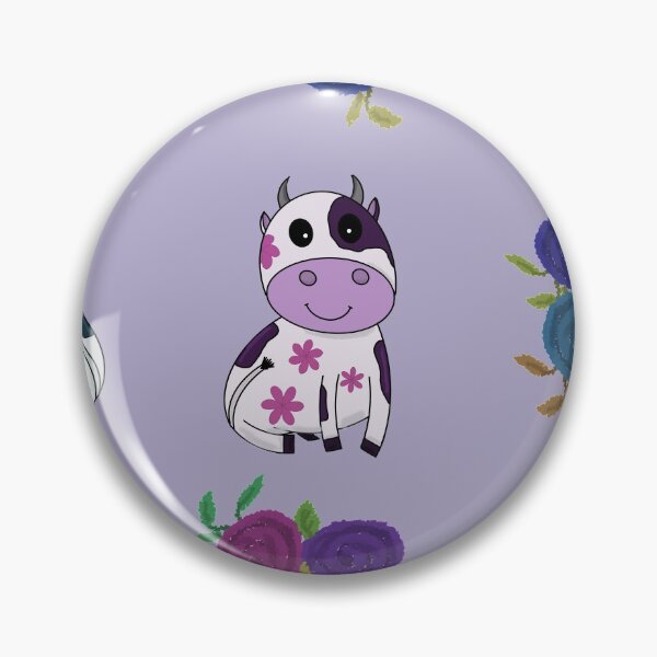 Item preview, Baby cows and flowers pattern  designed and sold by Antiope33.