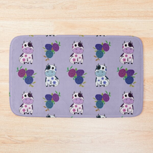 Item preview, Baby cows and flowers pattern  designed and sold by Antiope33.