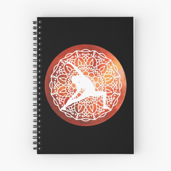 Item preview, Reverse Warrior Pose on Mandala designed and sold by foxcreative.