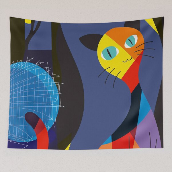 Item preview, cat color full designed and sold by HUNSA.