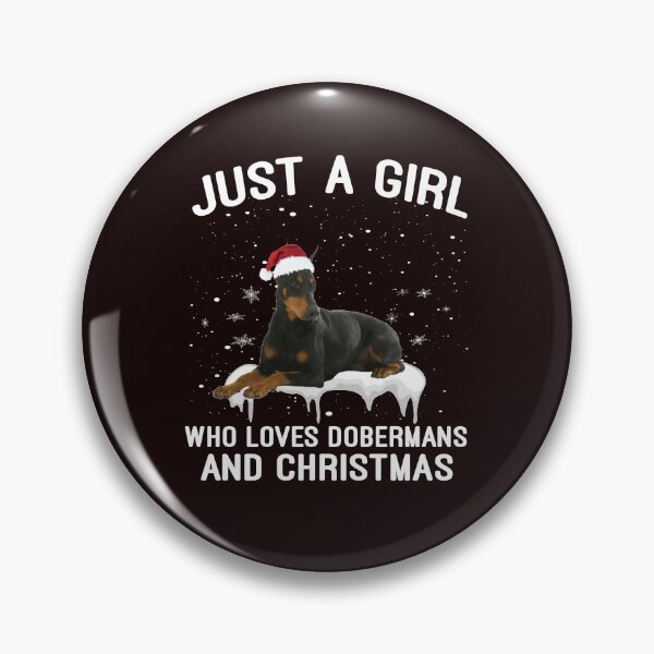 Artikelvorschau, NUR EIN MÄDCHEN, DAS DOBERMAN UND WEIHNACHTEN LIEBT entworfen und verkauft von teemaker24.