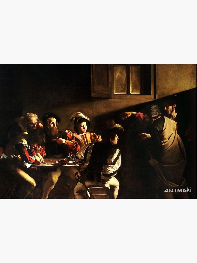The Calling of Saint Matthew, masterpiece, Michelangelo Merisi da Caravaggio, #People, #group, #adult, #art, music, indoors, furniture, painting, flame, men, home interior, light, natural phenomenon by znamenski