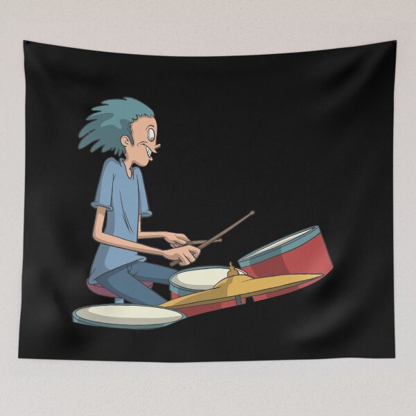 Item preview, Drummer playing paradiddle designed and sold by Monkey Ful.