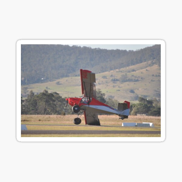 Airplane Crash Stickers Redbubble - roblox isle plane propeller