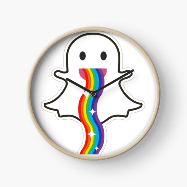 Snapchat Ghost Clocks Redbubble