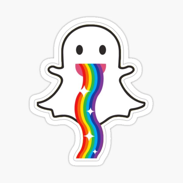 Stickers Sur Le Theme Snapchat Ghost Redbubble