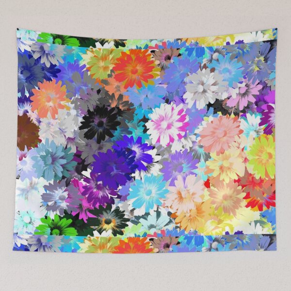 Item preview, Colorful Flower Basket Drawing designed and sold by 42youbest.