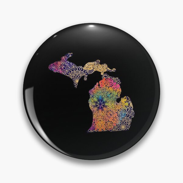 Item preview, Michigan, Estados Unidos de América Mandala Mapa designed and sold by labatchino10.