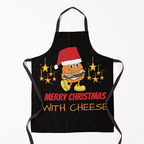Item preview, Merry Christmas with Cheese Christmas Cheeseburger designed and sold by The Full Cart.