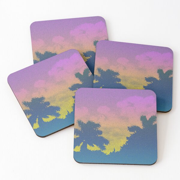 Item preview, Neon Sunset View of Palm Trees In Mexico designed and sold by Jermain Robinson.