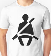 Seatbelt Symbol Unisex T-Shirt