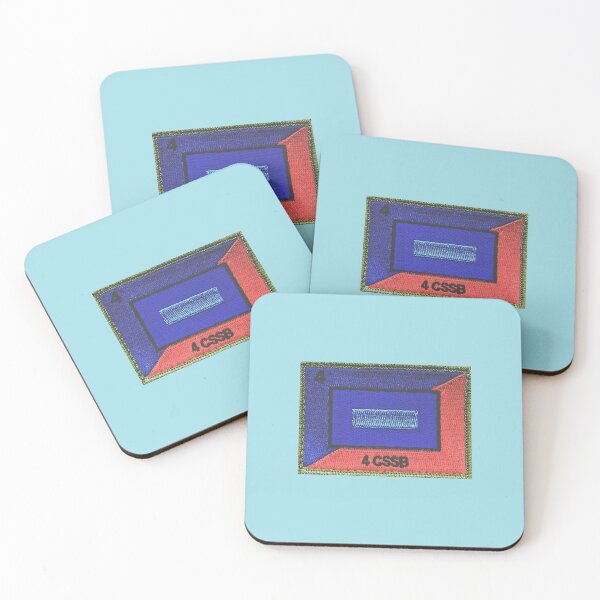 Item preview, 4 CSSB colour patch - ‘the famous fighting fourth’ designed and sold by beebeedicko.