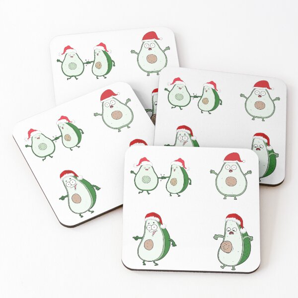 Item preview, Merry avo christmas cute avocados  designed and sold by AnujShah7.