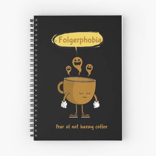 Item preview, Folgerphobia - phobia of not having coffee designed and sold by PhobiaStore.