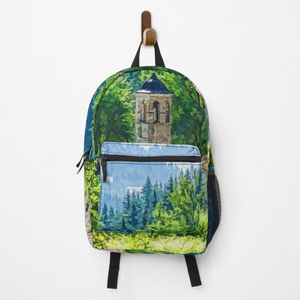 Item preview, The Village Church - Impressions of Mountains and Forests designed and sold by Georgia Mizuleva.
