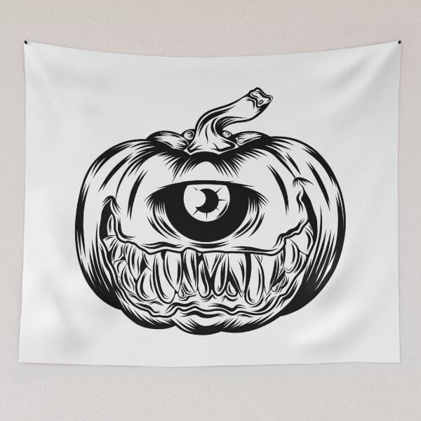 Item preview, Scary one-eyed Pumpkin designed and sold by kalud-zoldyck.