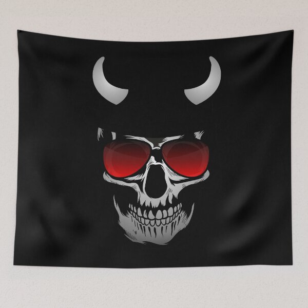 Item preview, Welcome to Hell - skull with sunglasses and bowler hat designed and sold by froggy-stylecom.