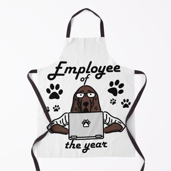 Item preview, Work from home, employee of the year - funny dog designed and sold by ImaginarySouls.