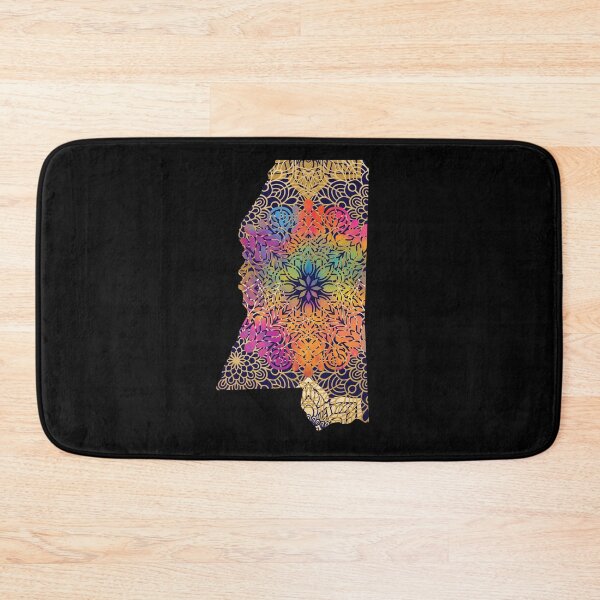 Item preview, Mississippi United States of America Mandala Map  designed and sold by labatchino10.