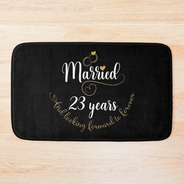 Item preview, Married 23 Years And Looking Forward To Forever Cute Couples design designed and sold by Grabitees.