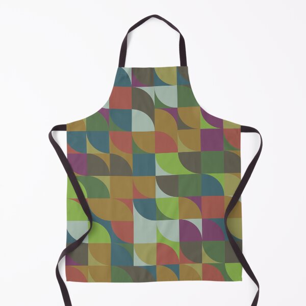 Item preview, Abstract geometric mosaic in 'forest floor' greenery color palette designed and sold by acidmit.
