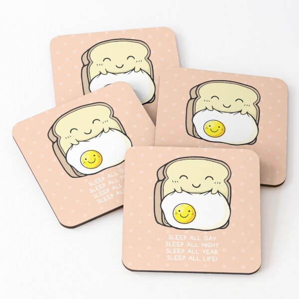 Item preview, Sleepy sunny side up toast  designed and sold by LeonRömer.