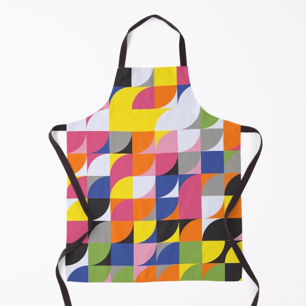 Item preview, Geometric abstract mosaic in 'rev it up' greenery color palette designed and sold by acidmit.