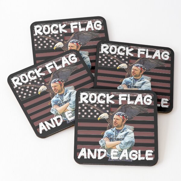 Item preview, Rock Flag and Eagle designed and sold by JawKneeArt.