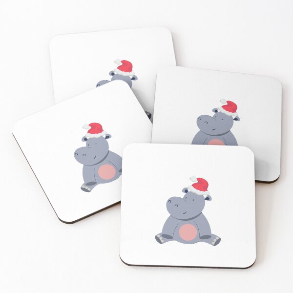 Item preview, christmas cute hippo designed and sold by Krishangdavda.
