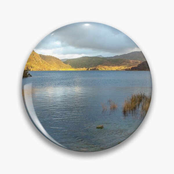 Item preview, Llyn Dinas Lake in the Snowdonia National Park, North Wales.Some sun in the distance lighting up Llyn Dinas nicely.  designed and sold by Cameranick.