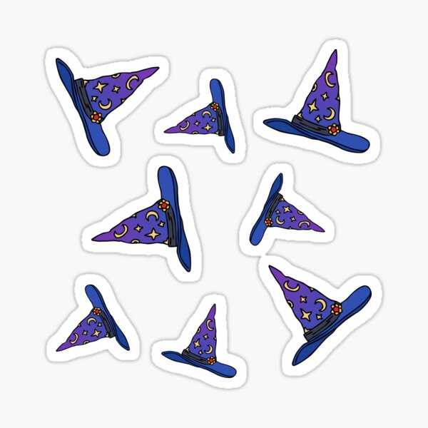 Item preview, Wizard hat Sticker pack Heroes III designed and sold by bvemba.