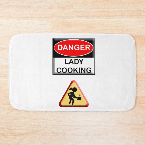 Item preview, Danger Lady Cooking Sign designed and sold by monica-mirt.