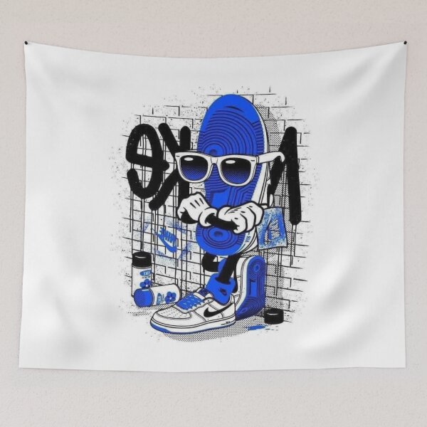 Item preview, Chilling on wall graffiti art designed and sold by sibrina1.