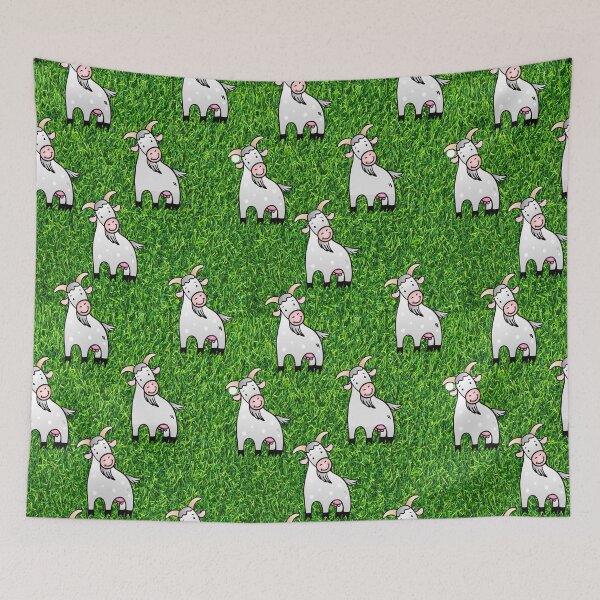 Item preview, goats pattern designed and sold by virilamissa.