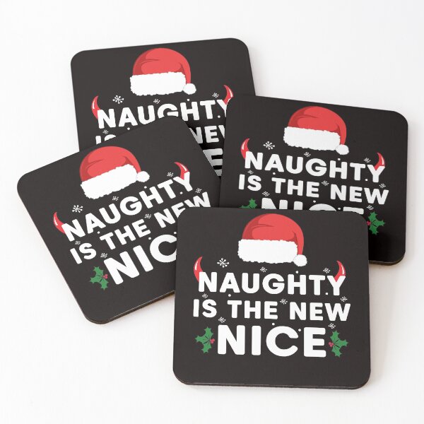 Item preview, funny christmas santa naughty quote, christmas vaction holiday gift, naughty is the new nice designed and sold by Majesticoo.