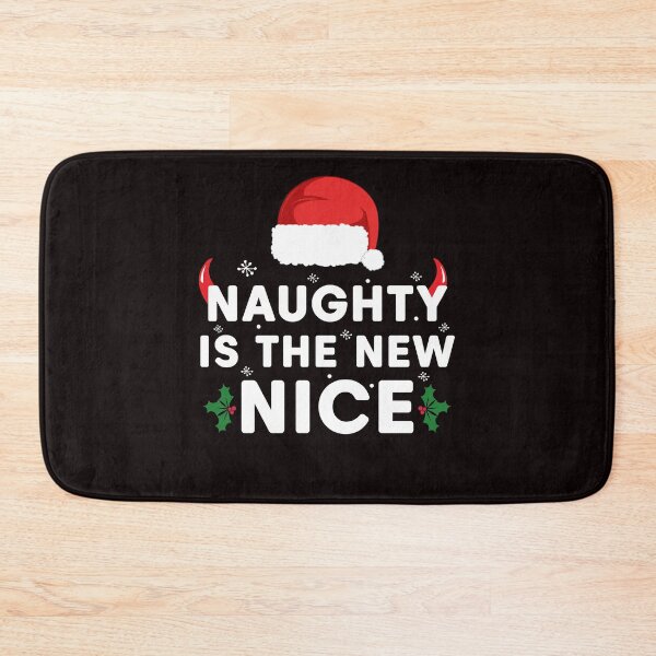 Item preview, funny christmas santa naughty quote, christmas vaction holiday gift, naughty is the new nice designed and sold by Majesticoo.